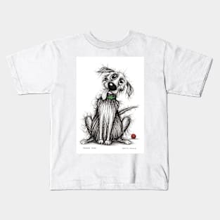 Fuzzy dog Kids T-Shirt